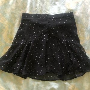 black starry skirt, women’s extra small - le lis